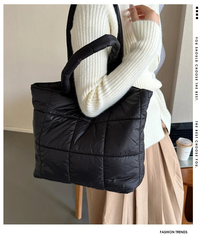 Padded Casual Shoulder Cotton Totes Bags