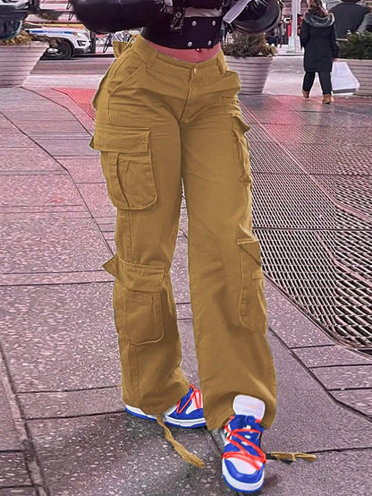 High Waist  Jeans with Pockets for Women