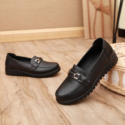 Women Ballet Flats Comfortable Faux Leather Shoes