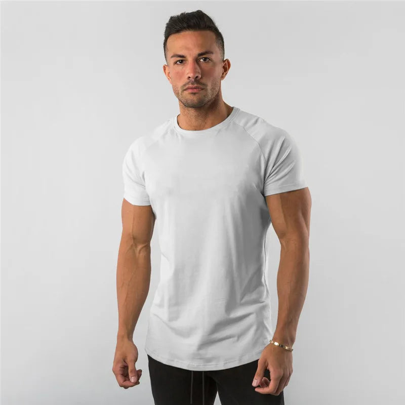 O-Neck Cotton Slim Fit  Men T-shirt