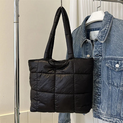 Padded Casual Shoulder Cotton Totes Bags