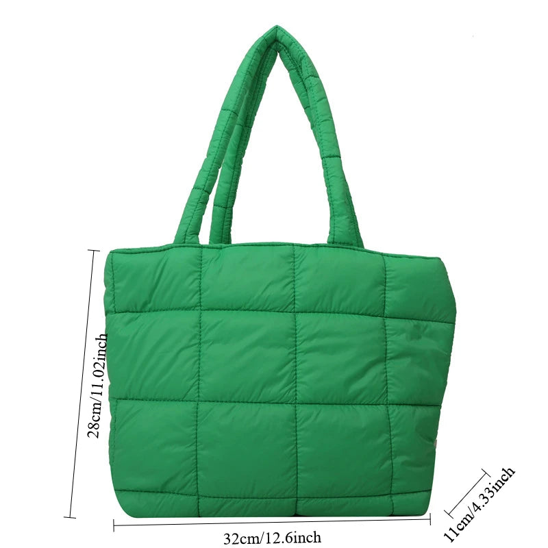 Padded Casual Shoulder Cotton Totes Bags