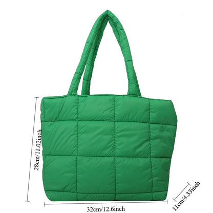 Padded Casual Shoulder Cotton Totes Bags
