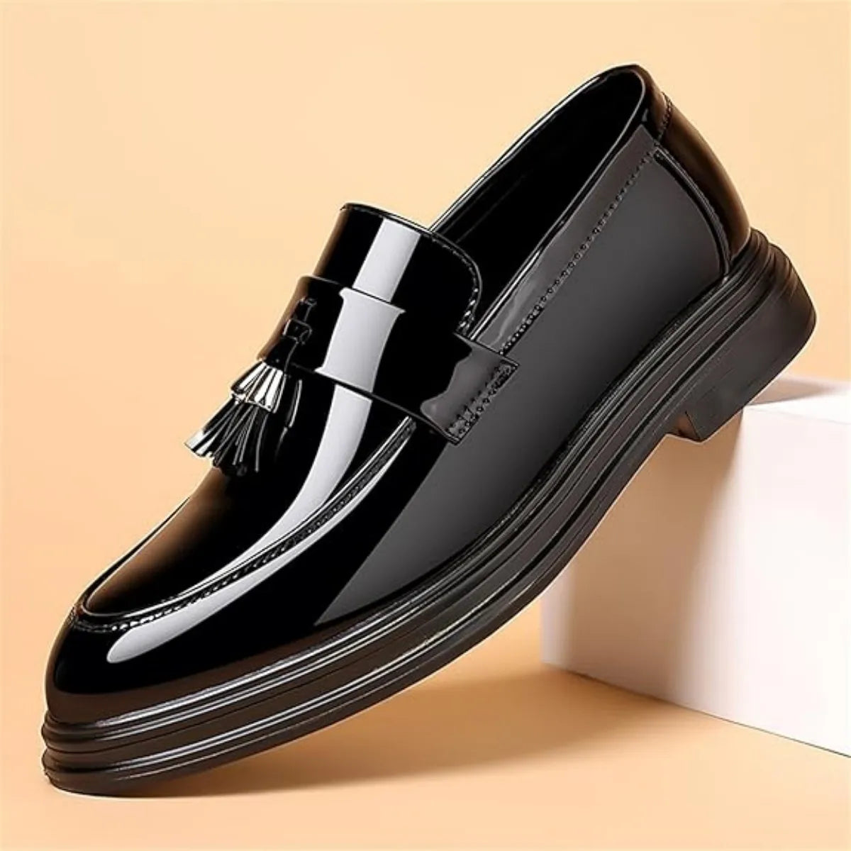 Men's Tassels Formal  Casual Oxford Slip On Shoes