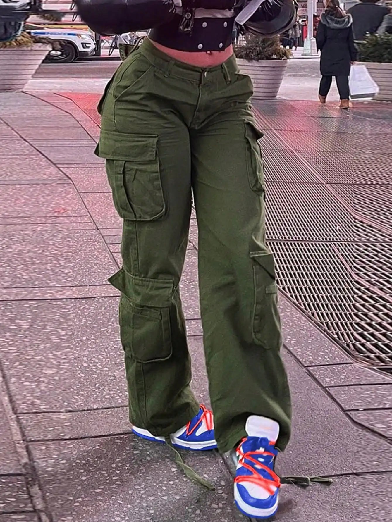 High Waist  Jeans with Pockets for Women