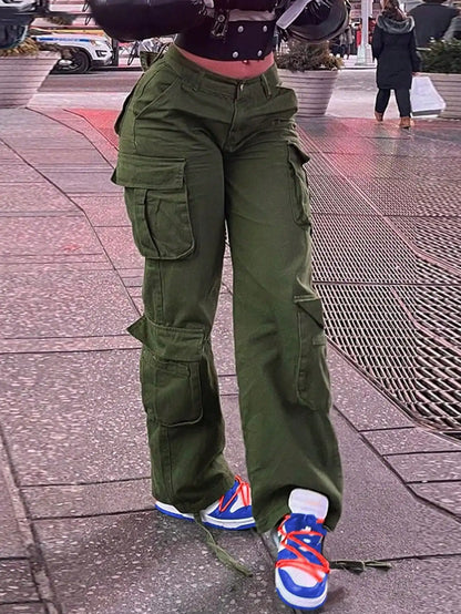 High Waist  Jeans with Pockets for Women